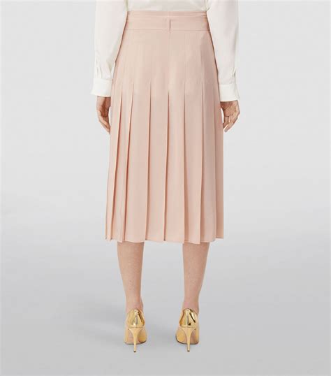 burberry silk skirt|Burberry pleated girls skirts.